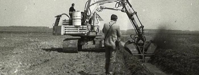 Historia de las zanjadoras