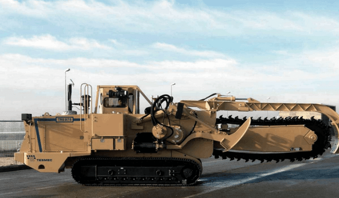 Zanjadoras maquinaria