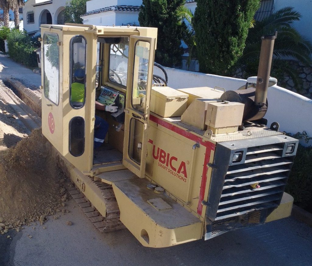 Zanjadora de cubica