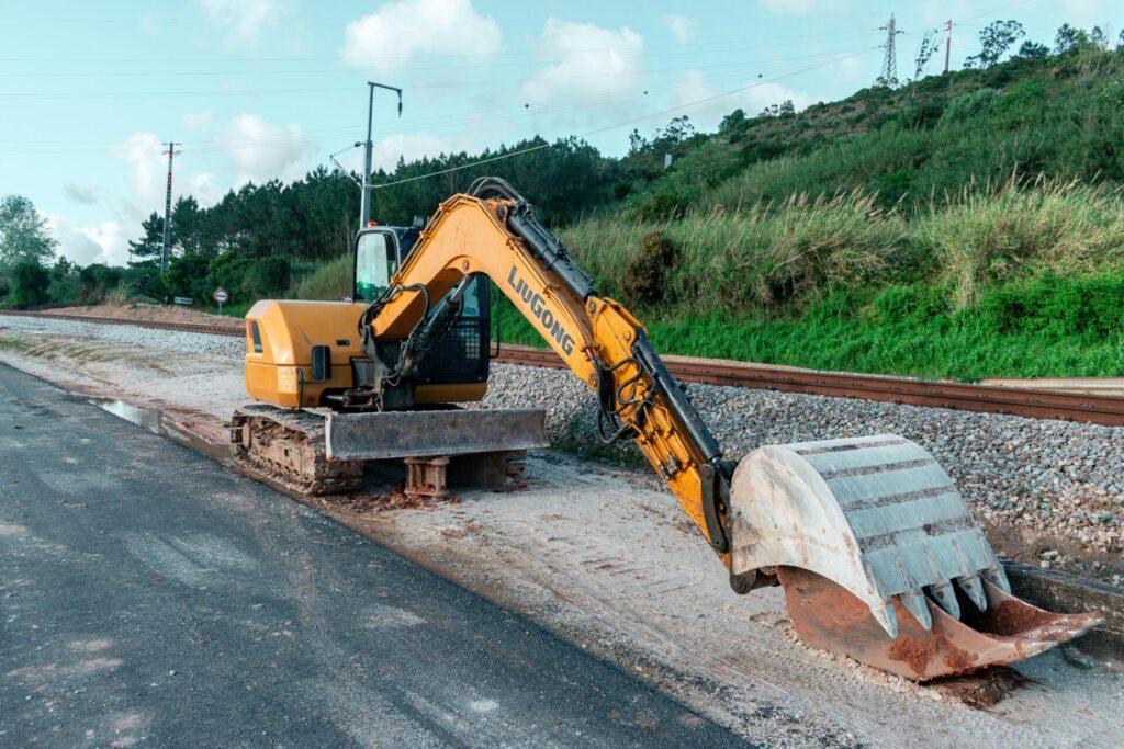 Máquina excavadora